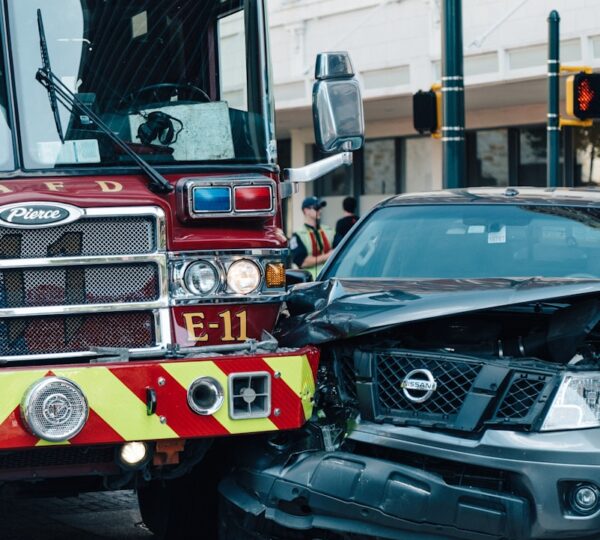 two vehicle collision during daytime